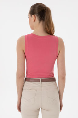 Kad_n Pembe Basic Ti__rt Sepette S_rpriz _ndirim - U.s. polo assn фото 5