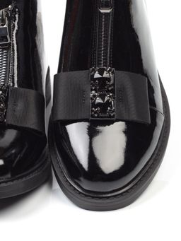 01-CA104-2 BLACK Ботинки женские (натуральная кожа, байка) - Фабричный китай фото 16