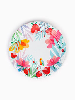 Цена за 12 шт. Тарелка одноразовая бумажная «Лето», 23 см