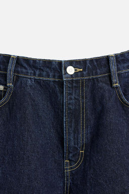 STRAIGHT FIT JEANS WITH TOPSTITCHING - Zara фото 9