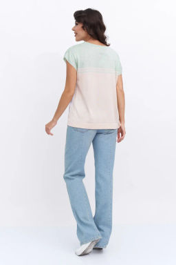 БЕЛАРУСЬ Джемпер Д 3289/бежево-мятный