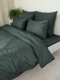 Пододеяльник сатин 200x220 зеленый сатин - Denastia фото 6