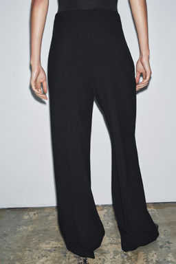 ZW COLLECTION HIGH-WAIST TROUSERS - Zara фото 4