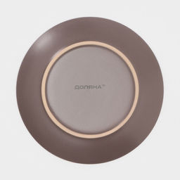 Набор тарелок Доляна «Пастель», 18 предметов: 6 тарелок d=19 см, 6 тарелок d=27 см, 6 мисок d=19 см, керамика, коричневый