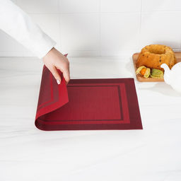 Цена за 12 шт. Салфетка сервировочная на стол Окно, 4530 см, цвет красный - Simaland фото 5