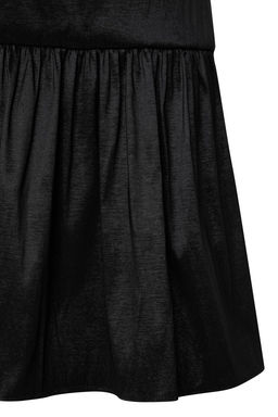 TRENDYOLMILLA Siyah A-Kesim Straplez Fiyonk Detayl? Dokuma K?sa S?k Elbise TPRSS25EL00072