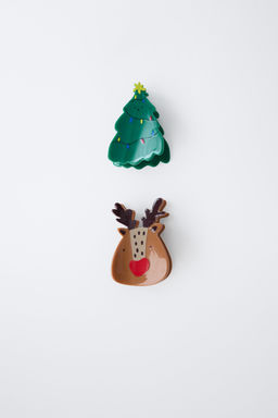 PACK OF TWO TREE AND REINDEER CLIPS - Zara фото 4