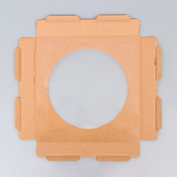 Цена за 2 шт. Кондитерская упаковка, с окном, «Круг», белая, 50×50×50 см