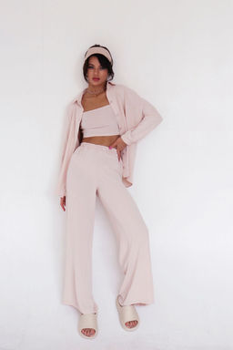 9608 Костюм в пижамном стиле айвори - Martichelli фото 9