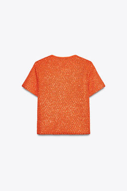 SEQUIN KNIT TOP - Zara фото 6