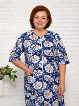 IV-CAPRIZ Митиола - халат индиго