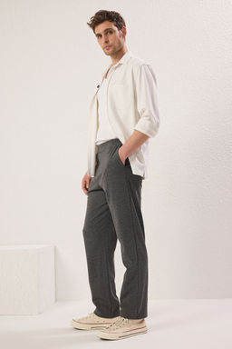 TRENDYOL MAN Antrasit Beli Lastikli Rahat S?k Orme Pantolon TMNSS25PL00022 - Trendyolmilla фото 3