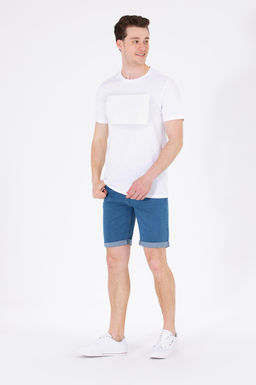 U. S. Polo Assn Мужская белая футболка с круглым вырезом - U.s. polo assn фото 5