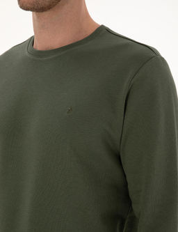 Haki Regular Fit Sweatshirt - Cacharel фото 7