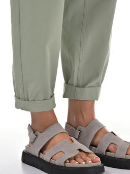 Хлопковые деним брюки ЦВЕТ КРАСНЫЙ! - А+б коллекция фото 10