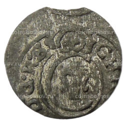 Солид 1648 года Шведская оккупация Риги  Королева Кристина