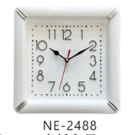 Часы настенные 24 см / NE-2488W /уп 30/
