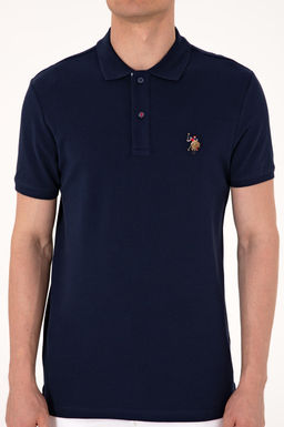 Erkek Slim Fit Polo Yaka Lacivert Basic Ti__rt Sepette S_rpriz _ndirim - U.s. polo assn фото 6