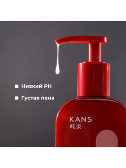 KANS Шампунь для восстановления и укрепления сухих и поврежденных волос Repairing Strengthening Shampoo, 300 г