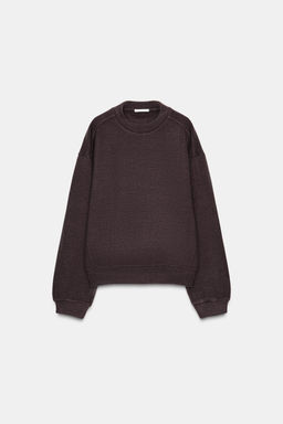 SOFT LONG SLEEVE SWEATSHIRT - Zara фото 5