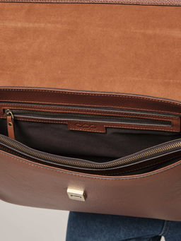 Мужская кожаная сумка Levi DBR 7115 коппер фото 4