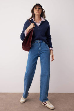Mavi Yuksek Bel Comfort Yeni Straight Jeans TWOAW26JE00148