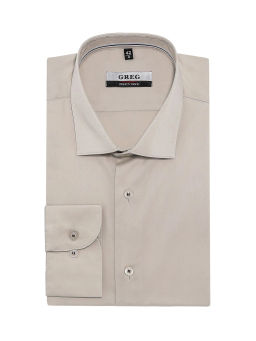 Сорочка мужская длинный рукав GREG 510/237/9442/ZN/1p STRETCH