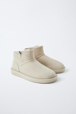 LINED LEATHER ANKLE BOOTS - Zara фото 2