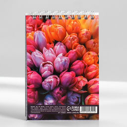 Цена за 10 шт. Блокнот А6, 40 л. В клетку. Обложка картон «Ты прекрасна»