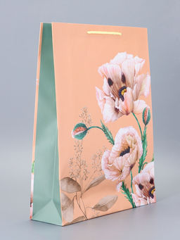 Цена за 2 шт. Пакет подарочный ламинированный Самой лучшей 33?42.5?10 см