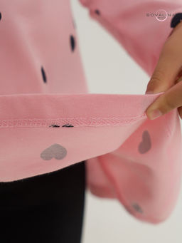 Костюм Алиса черные сердечки на розовом-черная - Sovalina фото 19