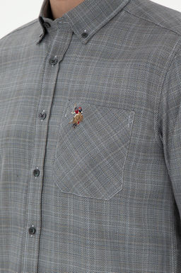 Мужская черная рубашка с длинным рукавом Неожиданная скидка в корзине - U.s. polo assn фото 7