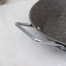 Сковорода «Стоун», d=27 см, 2 ручки, антипригарное покрытие, тёмно-серая