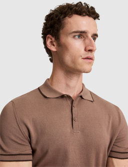 Vizon Slim Fit %100 Pamuk D__meli Polo Yaka Triko Ti__rt