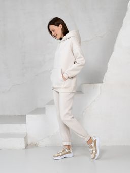 футер 3-х нитка начес Костюм ,экрю - Binita фото 4