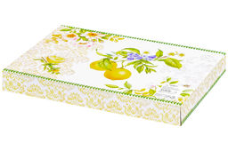 Блюдо д/шашлыка 28*21*2,3 см  Лимоны с соусницей NEW BONE CHINA - Elan gallery фото 12