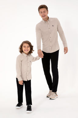 Erkek _ocuk Bej Uzun Kollu Basic G_mlek Sepette S_rpriz _ndirim - U.s. polo assn фото 6