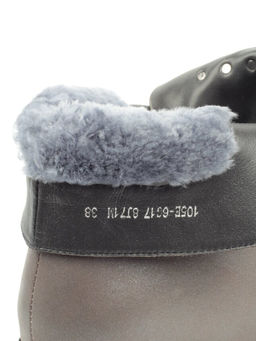 04-105E6G17 8J71M Ботинки зимние женские (натуральная кожа, натуральный мех)