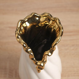 Ваза Икер, 19?9 см, керамика, белая