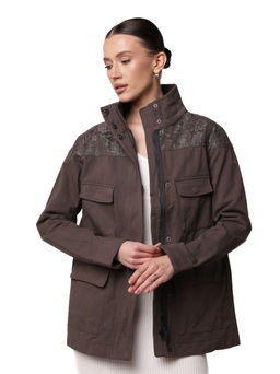 Ветровка B-8863 Серый