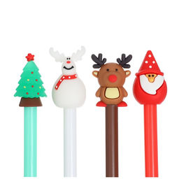 Цена за 48 шт. Ручка-прикол Calligrata Новый год, чёрные чернила, гелевая, подарочная, МИКС