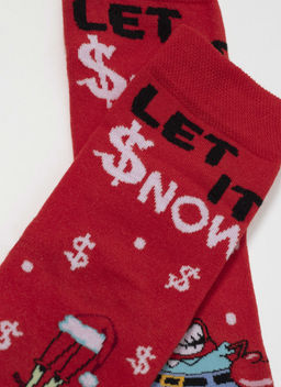 Цена за 2 пары. Носки новогодние КРАСНЫЙ - Conte elegant фото 3