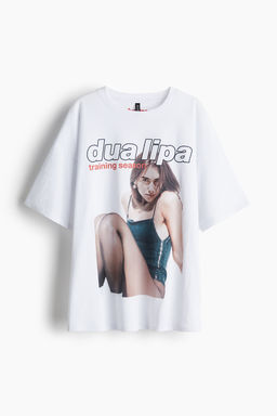Camiseta oversize con motivo estampado - H&m фото 5