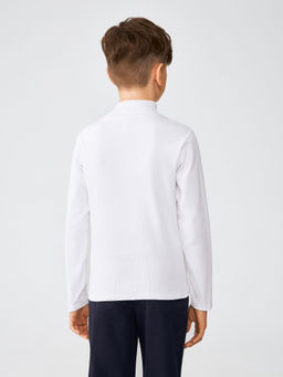 ACOOLA / Джемпер детский для мальчиков Riley белый  фото 2