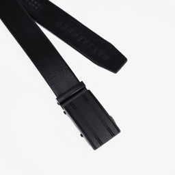 Ремень мужской, ширина 3.5 см, пряжка автомат, цвет чёрный - Simaland фото 2