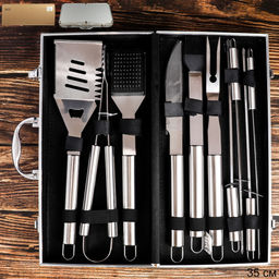 Набор для барбекю 10 предметов в чехле / YS-45 /уп 6/ - Галеонтрейд фото 9