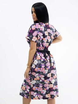 Халат женский, цвет розовый сиреневый синий