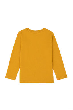 Базовый свитшот горчичного цвета для мальчика - U.s. polo assn фото 2