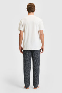 Erkek Ekru Pijama Tak_m_