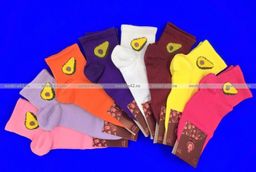 Цена за 10 пар. ЦВЕТНЫЕ НОСКИ женские АВОКАДО ECONOM 36-41 (фактически 36-40) - For you фото 5